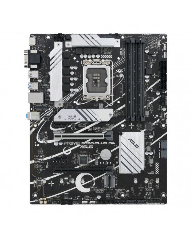 Материнская плата ASUS PRIME B760-PLUS D4 LGA1700 ATX 4xDDR4 2xPCIEx16 2xPCIEx1 3xM.2 USB-C DP HDMI VGA 2.5GLAN (90MB1CW0-M1EAY0