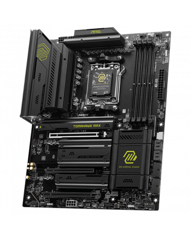 Материнская плата MSI MAG B850 TOMAHAWK MAX WIFI B850, AM5, 4*DDR5, 3*PCIEx16, 4*M.2, 4*TypeC, 2*USB3.2Gen2, 5*USB3.2Gen1, 8*USB