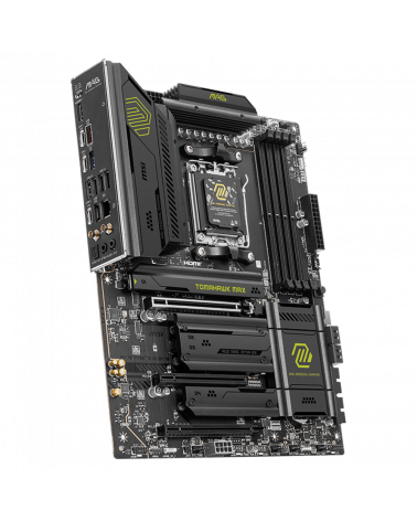 Материнская плата MSI MAG B850 TOMAHAWK MAX WIFI B850, AM5, 4*DDR5, 3*PCIEx16, 4*M.2, 4*TypeC, 2*USB3.2Gen2, 5*USB3.2Gen1, 8*USB