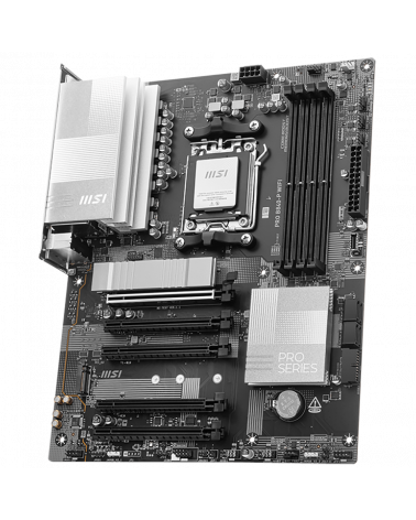 Материнская плата MSI PRO B840-P WIFI B840, AM5, 4*DDR5, 5*PCIEx16, 2*M.2, 2*TypeC, 1*USB3.2Gen2, 4*USB3.2Gen1, 8*USB2.0, 4*SATA