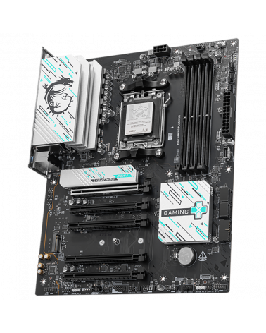 Материнская плата MSI B840 GAMING PLUS WIFI B840, AM5, 4*DDR5, 5*PCIEx16, 3*M.2, 2*TypeC, 1*USB3.2Gen2, 4*USB3.2Gen1, 8*USB2.0, 