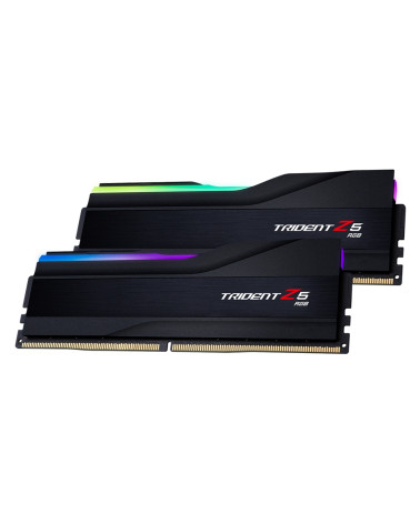Модуль памяти DDR5 G.SKILL TRIDENT Z5 RGB 32GB (2x16GB) 5600MHz CL36 (36-36-36-89) 1.2V / F5-5600J3636C16GX2-TZ5RK / Black