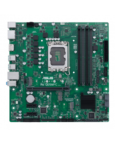 Материнская плата ASUS PRO Q670M-C-CSM LGA1700 mATX 4xDDR5 PCIEx16 2xPCIEx1 1xM.2 2xDP HDMI GLAN
