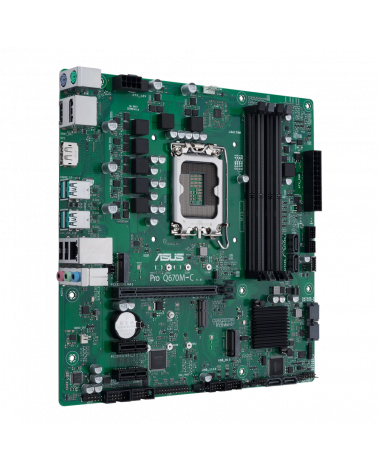 Материнская плата ASUS PRO Q670M-C-CSM LGA1700 mATX 4xDDR5 PCIEx16 2xPCIEx1 1xM.2 2xDP HDMI GLAN