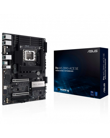 Материнская плата ASUS PRO WS Z890-ACE SE LGA1851 ATX 4хDDR5 3xPCIEx16 4xM.2 Thunderbolt USB-C HDMI 2.5GLAN 10GLAN