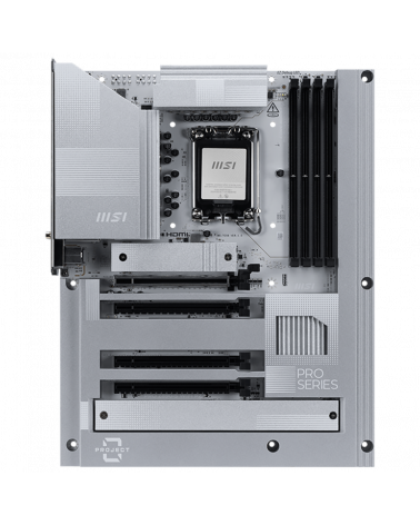 Материнская плата MSI PRO Z890-S WIFI PZ Z890, LGA1851, 4*DDR5, 4*PCIEx16, 3*M.2, 2*TypeC, 6*USB3.2Gen1, 4*USB2.0, 4*SATA3.0, 2.