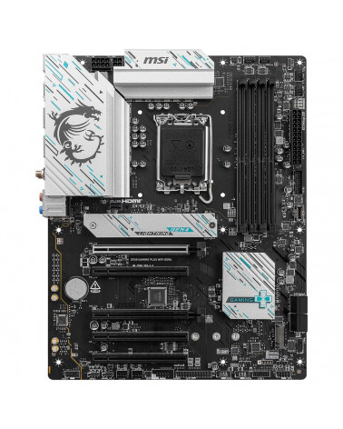 Материнская плата MSI B760 GAMING PLUS WIFI DDR4 B760, LGA1700, 4*DDR4, 5*PCIEx16, 2*M.2, 2*TypeC, 2*USB3.2Gen2, 2*USB3.2Gen1, 8