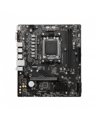 Материнская плата MSI PRO A620M-B A620, AM5, 2*DDR5, 1*PCIEx16, 1*PCIEx1, 1*M.2, 6*USB3.2Gen1, 6*USB2.0, 4*SATA3.0, 2.5G, VGA, H