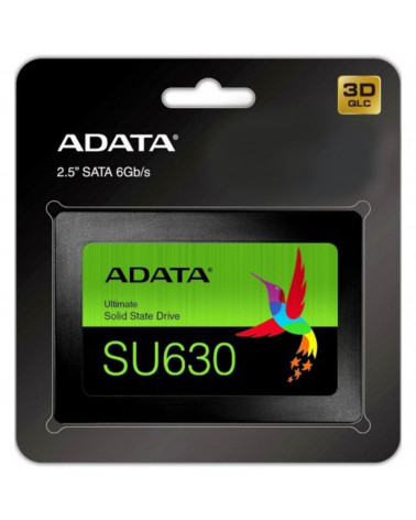 Твердотельный накопитель SSD ADATA SU630SS ASU630SS-960GQ-R 960GB 2.5" Client  SATA 6Gb/s, 520/450, IOPS 40/65K, MTBF 1.5M 3D QL