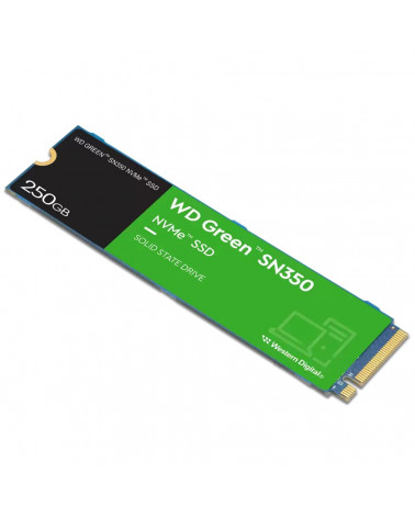 Твердотельный накопитель SSD Western Digital M.2 2280 250GB Green SN350 WDS250G2G0C PCIe Gen3 x4 NVMe v1.3