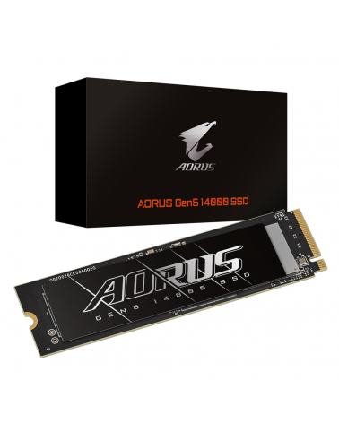 Твердотельный накопитель SSD Gigabyte 2TB M.2 2280 AORUS Gen5 14000 AG514K2TB PCI-Express 5.0x4, NVMe 2.0, 3D TLC NAND, 1400TBW
