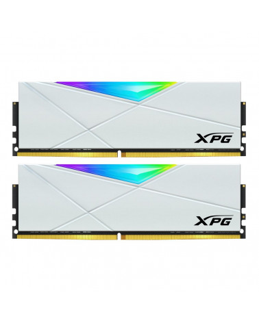 Модуль памяти ADATA XPG SPECTRIX D50 RGB White Gaming Memory AX4U320016G16A-DW50 32GB DDR4 3200 DIMM Non-ECC, CL16, 1.35V, Heat 