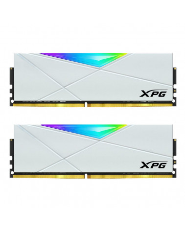 Модуль памяти ADATA 16GB DDR4 3600 U-DIMM XPG Spectrix D50 RGB Gaming Memory CL18, 1.35V K2*8GB WHITE 