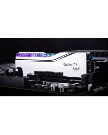 Модуль памяти DDR5 G.SKILL TRIDENT Z5 ROYAL RGB 96GB (2x48GB) 6400MHz CL32 (32-39-39-102) 1.35V / F5-6400J3239F48GX2-TR5S