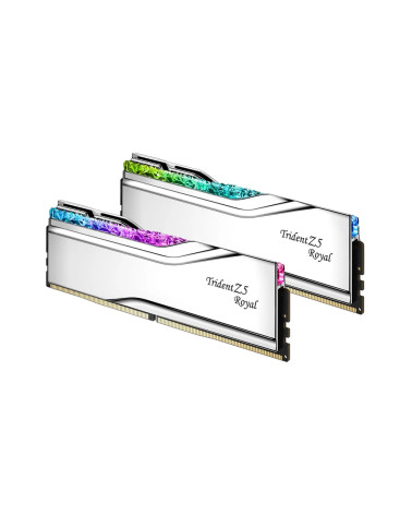 Модуль памяти DDR5 G.SKILL TRIDENT Z5 ROYAL RGB 96GB (2x48GB) 6400MHz CL32 (32-39-39-102) 1.35V / F5-6400J3239F48GX2-TR5S