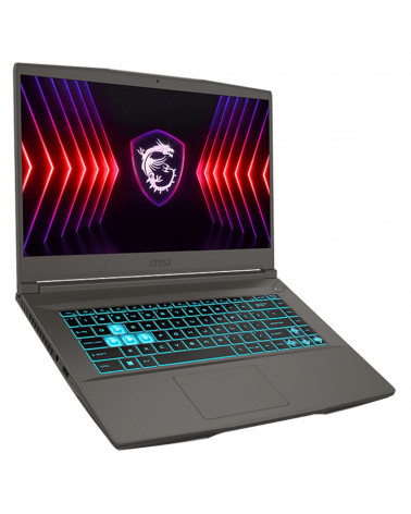 Ноутбук MSIThin 15 B12VE-2836XRU Intel Core i7-12650H/16Gb/SSD1Tb/RTX 4050 6Gb/15.6"/IPS/FHD/144Hz/NoOS/Cosmos Gray (9S7-16R831-
