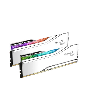 Модуль памяти DDR5 G.SKILL TRIDENT Z5 ROYAL RGB 96GB (2x48GB) 6400MHz CL32 (32-39-39-102) 1.35V / F5-6400J3239F48GX2-TR5S