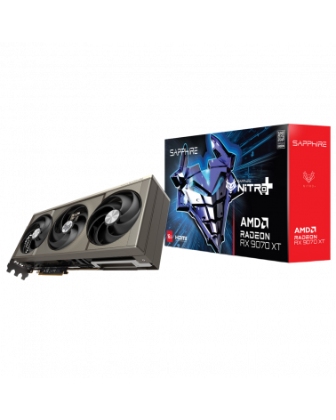 Видеокарта Sapphire RX9070XT NITRO+ OC 16GB GDDR6 256bit 2xDP 2xHDMI 3FAN RTL