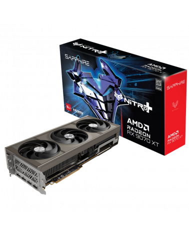 Видеокарта Sapphire RX9070XT NITRO+ OC 16GB GDDR6 256bit 2xDP 2xHDMI 3FAN RTL
