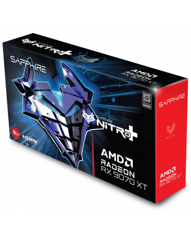 Видеокарта Sapphire RX9070XT NITRO+ OC 16GB GDDR6 256bit 2xDP 2xHDMI 3FAN RTL