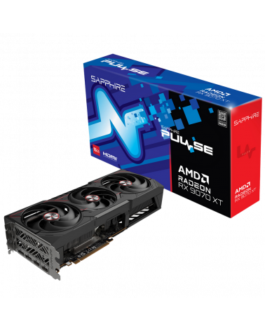 Видеокарта Sapphire RX9070XT PULSE 16GB GDDR6 256bit 2xDP 2xHDMI 3FAN RTL