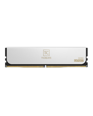 Модуль памяти DDR5 TEAMGROUP T-Create Expert 64GB (2x32GB) 6400MHz CL34 (34-44-44-84) 1.35V / CTCWD564G6400HC34BDC01 / White