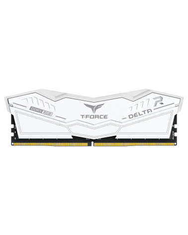Модуль памяти DDR5 TEAMGROUP T-Force Delta RGB 64GB (2x32GB) 6000MHz CL38 (38-46-46-84) 1.35V / FF4D564G6000HC38JDC01 / White