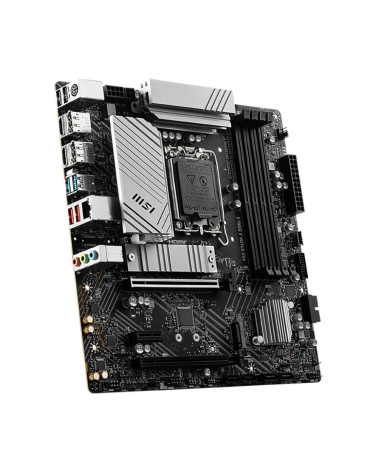 Материнская плата MSI PRO B760M-A DDR4 II DDR4,B760,LGA1700,2DDR4,2PCI-Ex16,1PCI-Ex1,2M.2 4SATA3,2USB3.2 Gen2