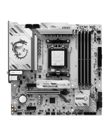 Материнская плата MSI B850M GAMING PLUS WIFI6E B850, AM5, 4*DDR5, 1*PCIEx16, 2*PCIEx1, 2*M.2, 2*TypeC, 3*USB3.2Gen2, 6*USB3.2Gen