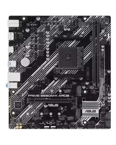 Материнская плата ASUS PRIME B550M-K ARGB AM4 mATX 2xDDR4 PCIEx16 PICEx1 2xM.2 DP HDMI GLAN
