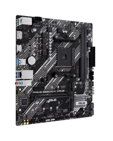 Материнская плата ASUS PRIME B550M-K ARGB AM4 mATX 2xDDR4 PCIEx16 PICEx1 2xM.2 DP HDMI GLAN