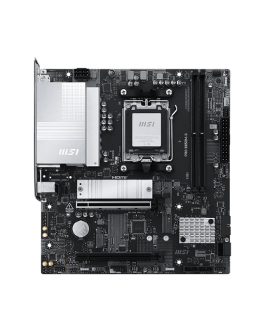 Материнская плата MSI PRO B850M-G B850, AM5, 4*DDR5, 2*PCIEx16, 2*M.2, 2*TypeC, 5*USB3.2Gen1, 6*USB2.0, 4*SATA3.0, 5G, DP, HDMI,