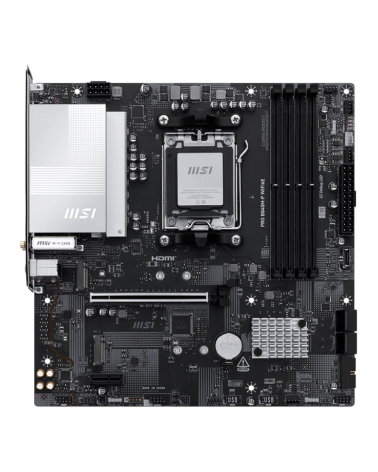 Материнская плата MSI PRO B840M-P WIFI6E B840, AM5, 4*DDR5, 1*PCIEx16, 1*PCIEx1, 2*M.2, 2*TypeC, 1*USB3.2Gen2, 4*USB3.2Gen1, 8*U