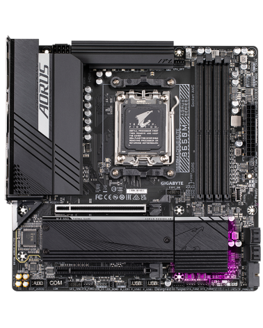 Материнская плата Gigabyte OEM B650M AORUS ELITE, Socket AM5, AMD B650, 4xDDR5-5200, HDMI+DP, 2xPCI-Ex16, 4xSATA3(RAID 0/1/10), 