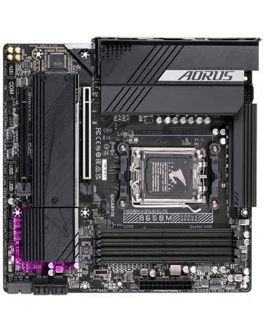 Материнская плата Gigabyte OEM B650M AORUS ELITE, Socket AM5, AMD B650, 4xDDR5-5200, HDMI+DP, 2xPCI-Ex16, 4xSATA3(RAID 0/1/10), 