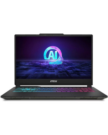 Ноутбук MSI Cyborg 15 AI A1VEK-244XRU Intel Core Ultra 7 155H/16Gb/SSD512Gb/RTX4050 6Gb/15.6"/IPS/FHD/1920x1080/144Hz/NoOS/Trans