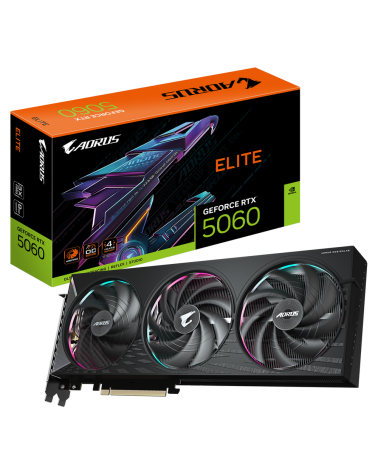Видеокарта Gigabyte RTX5060 ELITE 8GB GDDR7 128bit 3xDP HDMI 3FAN RTL