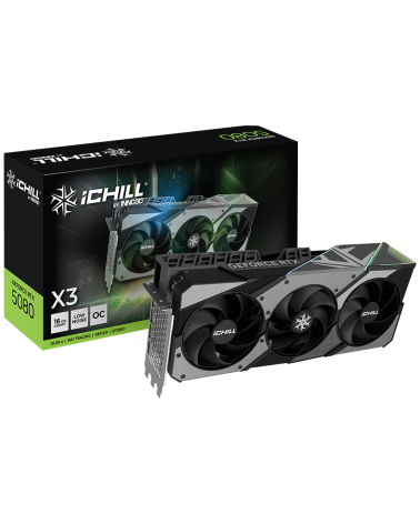 Видеокарта INNO3D RTX5080 ICHILL X3 V2 16GB GDDR7 256bit 3xDP HDMI 3FAN RTL