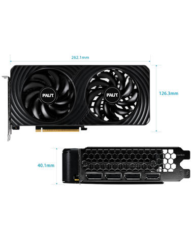 Видеокарта Palit RTX5050 DUAL OC 8GB GDDR6 128bit 3xDP HDMI 2FAN RTL