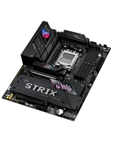 Материнская плата ASUS ROG STRIX B850-E GAMING WIFI AM5 ATX 4xDDR5 2xPCIEx16 5xM.2 2хUSB-C DP HDMI 5GLAN Wi-Fi 7