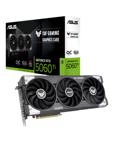 Видеокарта ASUS RTX5060Ti TUF GAMING OC 16GB GDDR7 128bit 3xDP HDMI 3FAN RTL [TUF-RTX5060TI-O16G-GAMING]