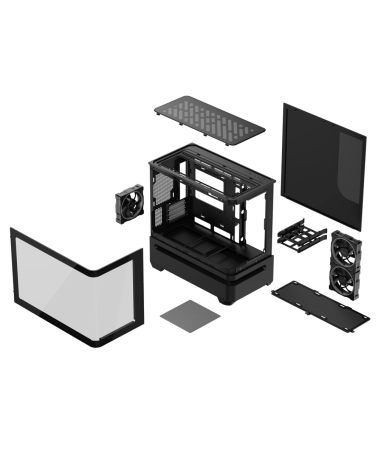 Корпус для ПК ASUS PRIME AP202 TG ARGB BLACK