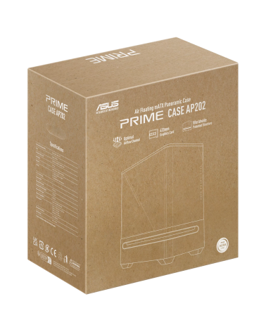 Корпус для ПК ASUS PRIME AP202 TG ARGB BLACK