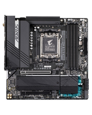 Материнская плата Gigabyte B650M AORUS ELITE AX, Socket AM5, AMD B650, 4xDDR5-5200, HDMI+DP, 2xPCI-Ex16, 4xSATA3(RAID 0/1/10), 2