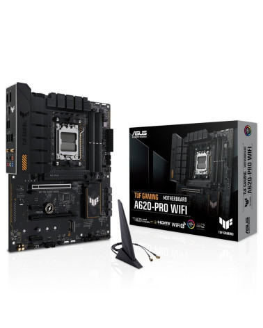 Материнская плата ASUS TUF GAMING A620-PRO WIFI AM5 ATX 4xDDR5 2xPCIEx16 2xPCIEx1 2xM.2 USB-C HDMI DP 2.5GLAN Wi-Fi 6
