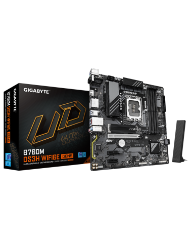 Материнская плата Gigabyte B760M DS3H WF6E GEN5, RTL