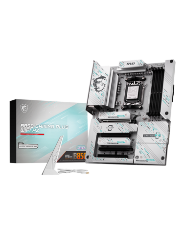 Материнская плата MSI B850 GAMING PLUS WIFI PZ B850, AM5, 4*DDR5, 4*PCIEx16, 3*M.2, 3*TypeC, 1*USB3.2Gen2, 5*USB3.2Gen1, 8*USB2.