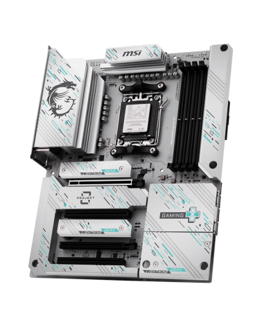 Материнская плата MSI B850 GAMING PLUS WIFI PZ B850, AM5, 4*DDR5, 4*PCIEx16, 3*M.2, 3*TypeC, 1*USB3.2Gen2, 5*USB3.2Gen1, 8*USB2.