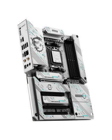 Материнская плата MSI B850 GAMING PLUS WIFI PZ B850, AM5, 4*DDR5, 4*PCIEx16, 3*M.2, 3*TypeC, 1*USB3.2Gen2, 5*USB3.2Gen1, 8*USB2.