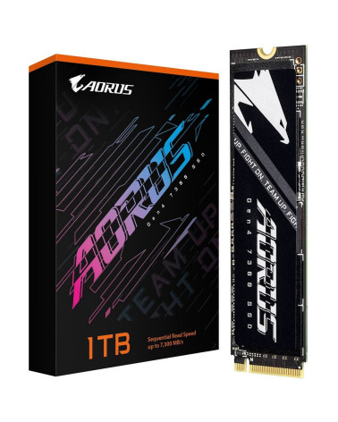 Твердотельный накопитель SSD Gigabyte M.2 2280 1TB AORUS Client SSD AG4731TB N PCI-Express 4.0 x4, NVMe 1.4 7300/6000 RTL, witho